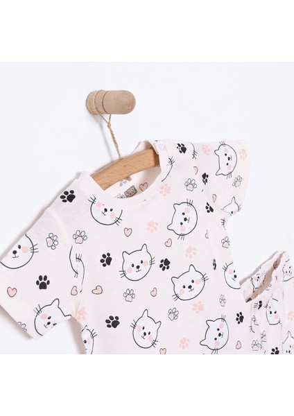 Kız Kısa Kol Pijama Takımı Kız Bebek