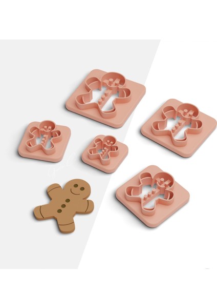 Kurabiye Adam Polimer Kil Kesme Kalıbı, Küpe Kalıpları, Clay Cutter, 5 Boy, Seramik Kalıp, No:492 fiyatları