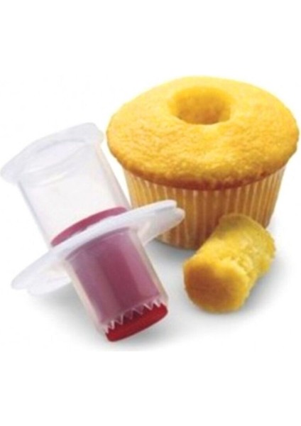 2 Adet Çikolata Dolgulu Kek Yapmak Için Cupcake Aparat