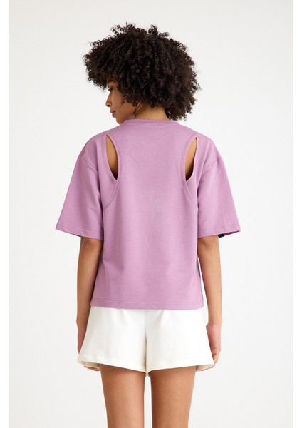 Zen Kadın Spor Tişört Lila fırsatları