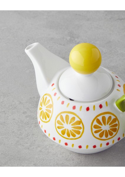 Lemon New Bone China Demlik 400 ml Sarı