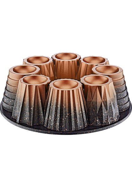 Siyah Bakır Muffın&Cupcake Kalıbı 26 cm