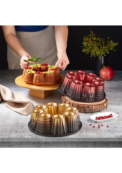 Siyah Bakır Muffın&Cupcake Kalıbı 26 cm fiyatları