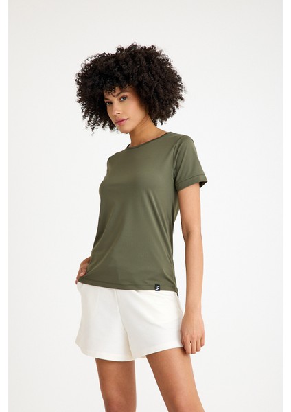 Vector Kadın Spor Tişört Haki fırsatları
