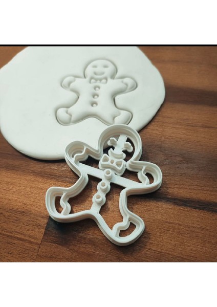 Yılbaşı Neol Temalı Şeker Hamuru Kurabiye Kalıbı