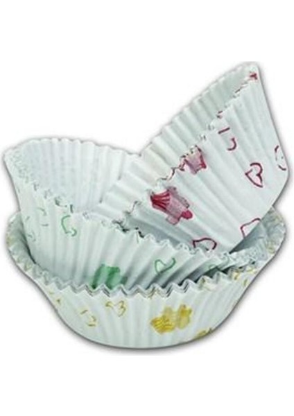 90'Lı Browni Mini Kağıt Kek Kapsülü Mini Tart Kek Kapsülü Muffin Ekler Kalıbı Kiraz