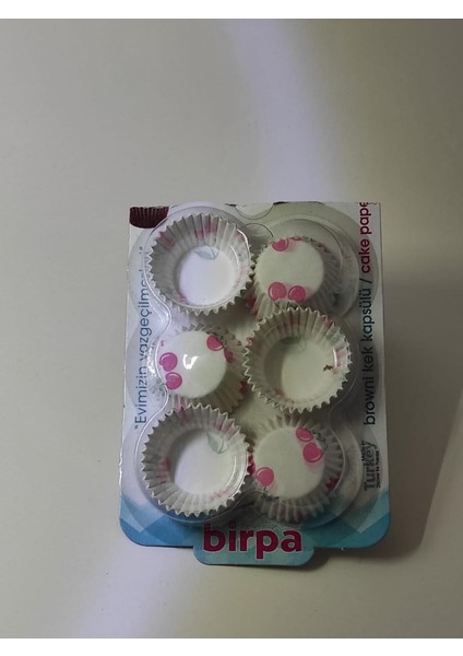 90'Lı Browni Mini Kağıt Kek Kapsülü Mini Tart Kek Kapsülü Muffin Ekler Kalıbı Kiraz modelleri