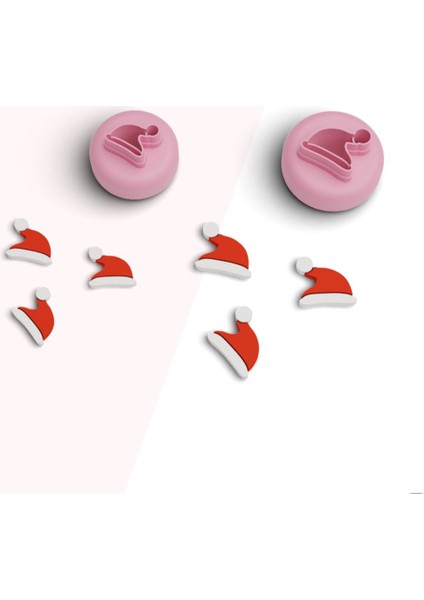 Yılbaşı Şapkası Mini Polimer Kil Kesme Kalıbı, Takı Kalıpları, Kurabiye Kalıpları, Seramık,No:214 fiyatları