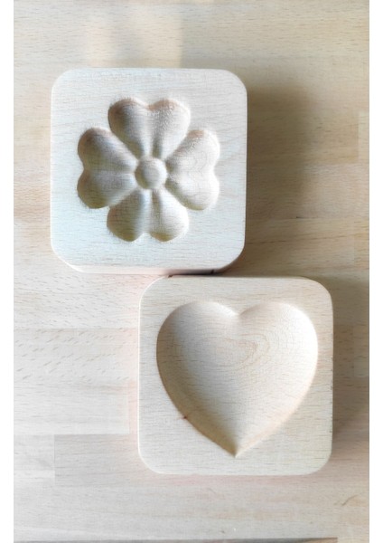 4'lü Kurabiye Ve Şeker Hamuru Kalıbı Masif Kayın Ağacı fiyatları