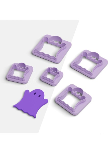 Hayalet Polimer Kil Kesme Kalıbı, Küpe Kalıp, Kurabiye Kalıbı, Seramik Kalıbı, 5 Boy, No: 601 fiyatları