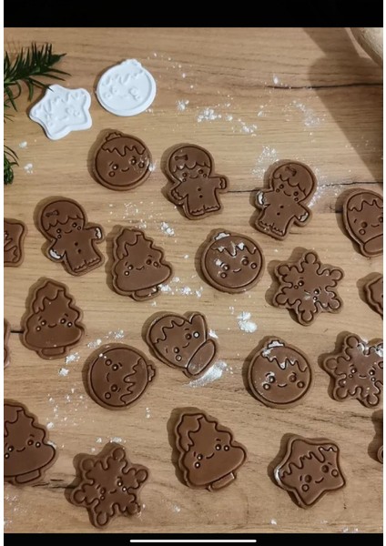 6lı Yılbaşı Temalı Kurabiye Kalıbı