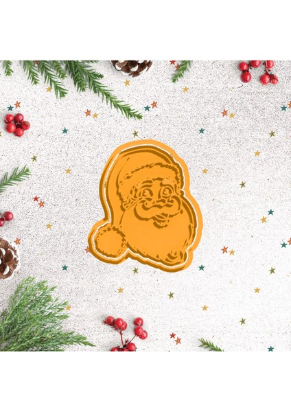 Yılbaşı Kurabiye Kalıbı Noel Baba 7-9 cm