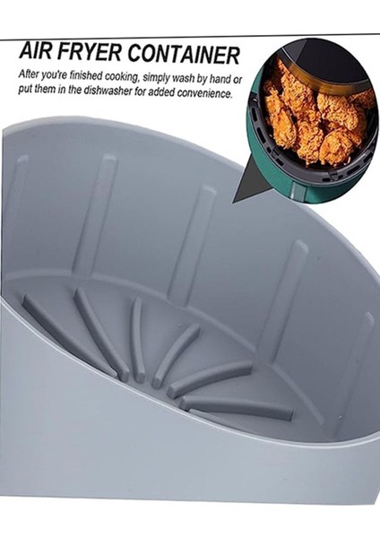 Airfryer Silikon Pişirme Kabı, Airfryer Aksesuar, Airfryer Hava Fritözü Kabı, Sgs Sağlık Sertifikal modelleri