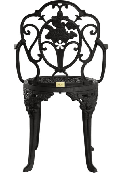 Ferforje Görünümlü Plastik Sandalye, Bahçe, Balkon ve Dış Mekanda Kullanılabilir, 2 Yıl , 150 kg Taşıma Kapasiteli, Plastik, Beyaz Tek Sandalye fiyatları