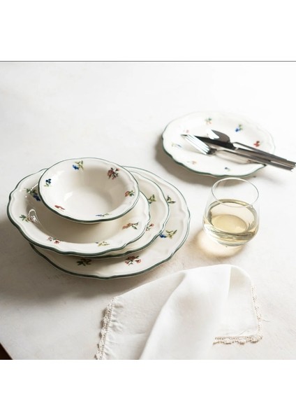 Vintage Rose Fulya 24 Parça Yemek Takımı