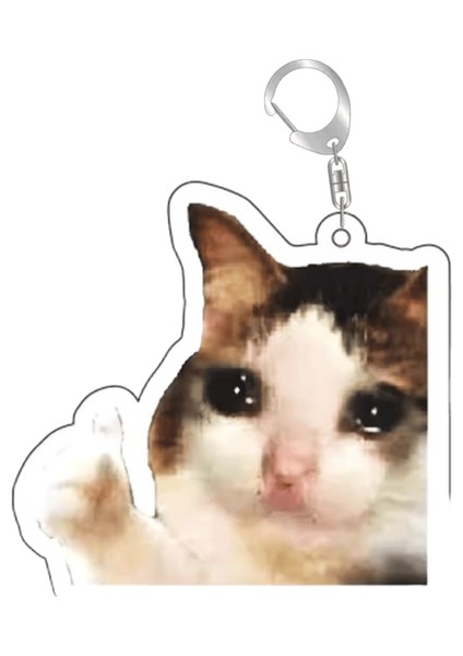 Süper Sevimli Ekmek Patlayan Kedi Miyav Meme Anahtarlık Anahtarlıklar Aksesuarlar Için Yüzük Çanta Kolye Anahtarlık Takı Hayranları Aşk Hediyeleri Renk: Stil 4 / Boyut: 55MM (Yurt Dışından)