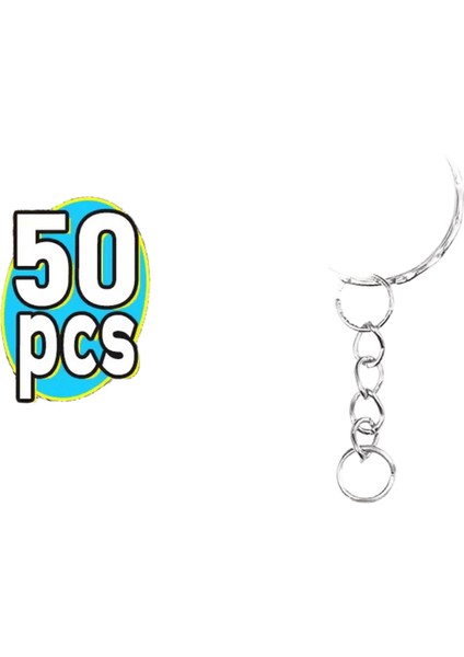 50/100 Adet Paslanmaz Çelik Metal Boş Anahtarlık Anahtarlık Bölünmüş Yüzükler Dıy Keyfob Anahtarlar Halka Istakoz Toka Anahtar Kolye Zincirleri Tokalar (Yurt Dışından)