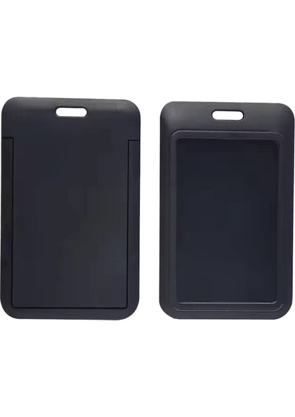 1 Adet Şeffaf Pencereli Kayar Kimlik Rozeti Tutucu, Ofis, Okul Için Kimlik Kartı Koruyucu, Kadınlar, Personel, Öğrenci Için Harika Hediyerenk: Siyah (Yurt Dışından)