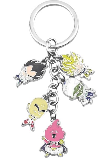 Anime Figürü Anahtarlık Goku Metal Alaşım Emaye Anahtarlık Serin Sırt Çantası Kolye Arkadaş Çocuk Çocuk Hediyeleri RENK:K771 (Yurt Dışından)