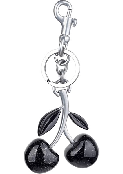 Kadın Çanta Için Yeni Kırmızı Kiraz Kolye Anahtarlık Charm Internet-Ünlü Kristal Kiraz Kolye Yüksek Dereceli Çanta Aksesuarları (Yurt Dışından)