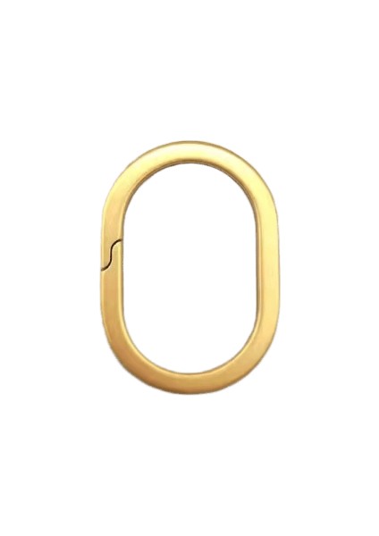 Titanyum Anahtarlık Gerçek Süper Hafif Titanyum Tc4 Anahtarlık Oval Anahtarlık Toka Adam Araba Anahtarlık Yaratıcılık Hediye Renk: Altın / Boyut: 33MMX23MM (Yurt Dışından)