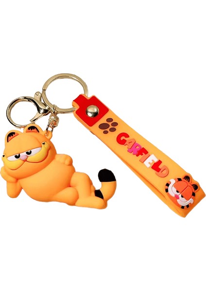 Karikatür Anime Garfield Anahtarlık Güzel Sırt Çantası Kolye Erkek Kız Çocuklar Için Yaratıcı Kolokasyon Tatil Hediyeleri Renk:6 (Yurt Dışından)