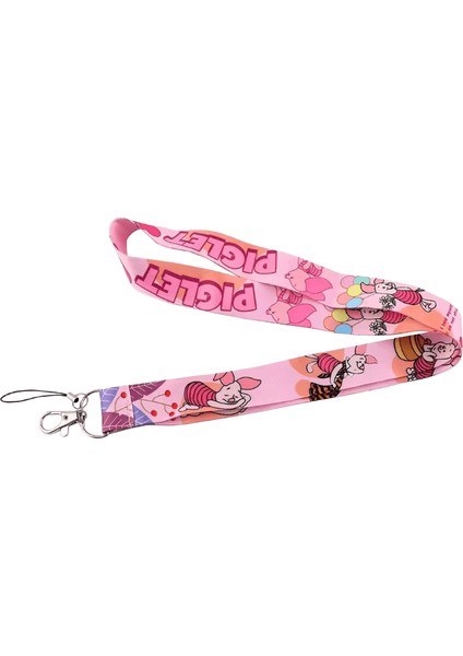 YQ210 Winnie The Pooh Ipi Karikatür Ayı Kaplan Boyun Askıları Anahtarlar Için Telefon Halatı Kimlik Rozeti Tutucu Anahtarlık Asmak Halat Lariat Hediyeler Renk: 7 (Yurt Dışından)