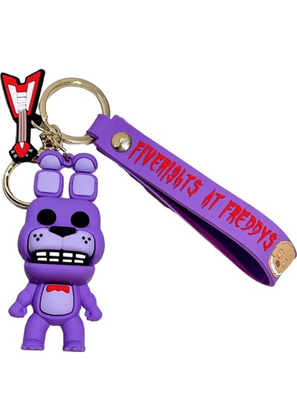 Animecartoon Oyun Aksiyon Figürü Fnaf Freddy'nin Fazbear Ayı Bebek Modeli Oyuncak Hediye Için Beş Gece Freddy Anahtarlık Renk:4 (Yurt Dışından)