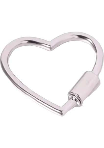 Kalp Şeklinde Açma Tokası Metal Yaylı Kapı Halkası Anahtarlık Köpek Zinciri Bağlantı Tokaları Çanta Boyunlukları Klips Kanca Dıy Aksesuarları (Yurt Dışından)