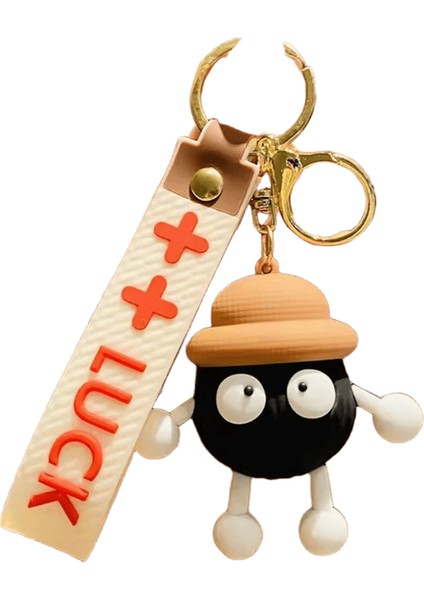 Mınıso Sevimli Japon Anime Karakter Kömür Uzun Bacaklar Anahtarlık Çift Sırt Çantası Araba Anahtar Kolye Parti Dekorasyon Çocuk Hediye (Yurt Dışından)