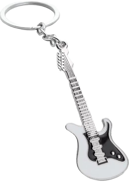 Y2K Gitar Aşk Kalp Yıldız Anahtarlık Erkekler Kadınlar Için Tatlı Serin Trendy Moda Kolye Anahtarlık Rock Punk Vintage Aksesuarları Hediyerenk: Beyaz 3 / Boyut: Bir Boyut (Yurt Dışından)