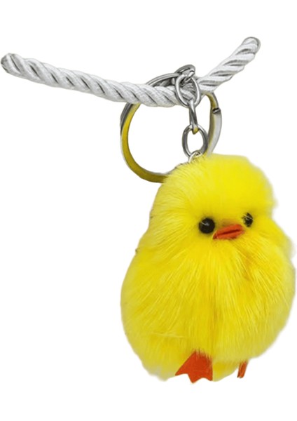 Yaratıcı ve Sevimli Tavuk Peluş Araba Anahtarlık Kolye Kadın Çanta Kolye Kesim Anahtarlık En Iyi Arkadaş Hediyerenk:sarı (Yurt Dışından)