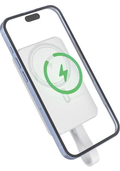 10.000 Mah Magsafe Ile Uyumlu 22,5w Kablolu Powerbank Mt4440