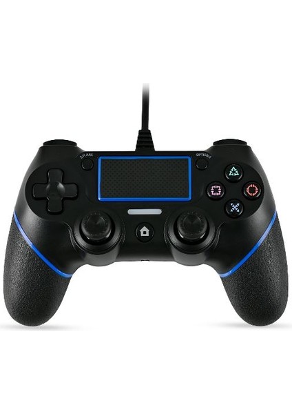 - Ps4 ve Pc Uyumlu Titreşimli Kablolu Oyun Kolu Gamepad P4H