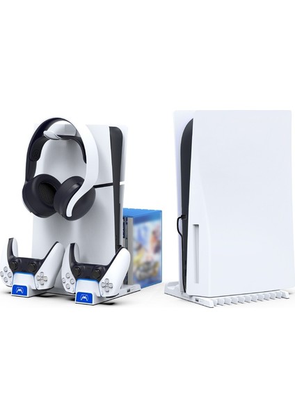 Ps5 Fat Slım Uyumlu Şarj Özellikli Dikey Stand Ipega PG-P5S009