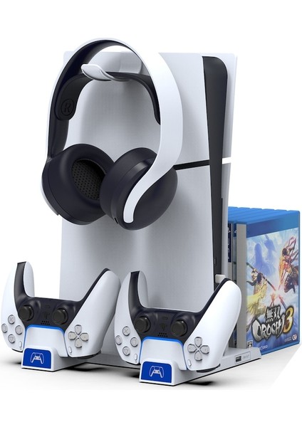 Ps5 Fat Slım Uyumlu Şarj Özellikli Dikey Stand Ipega PG-P5S009