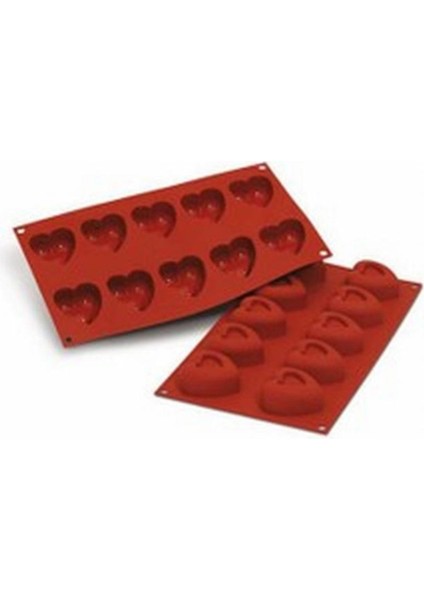 Silikomart Orta Kalp Silikon Kalıp Flexipan Sf088