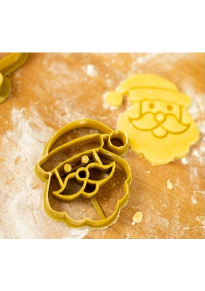 Noel Baba Kurabiye Kalıbı