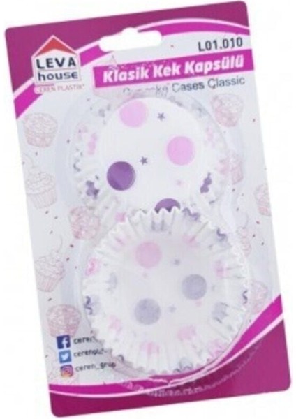 Desenli Kek Kapsulu Kartelalı 50 Lı