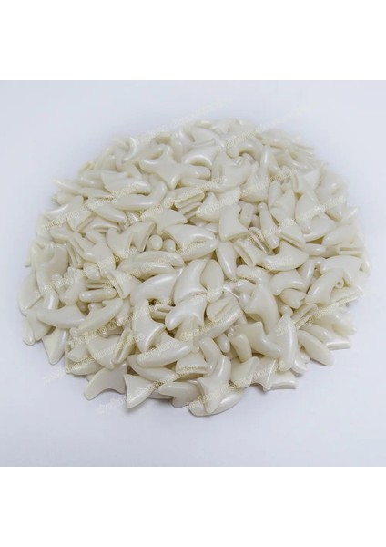 20Pcs Anti-Scratch Silikon Yumuşak Tırnak Kapakları / Pençe Pençesi / Pet Tırnak Koruyucusu / Tırnak Kapağı Tutkal Ve Applictor Inci Beyazxs (Yurt Dışından)