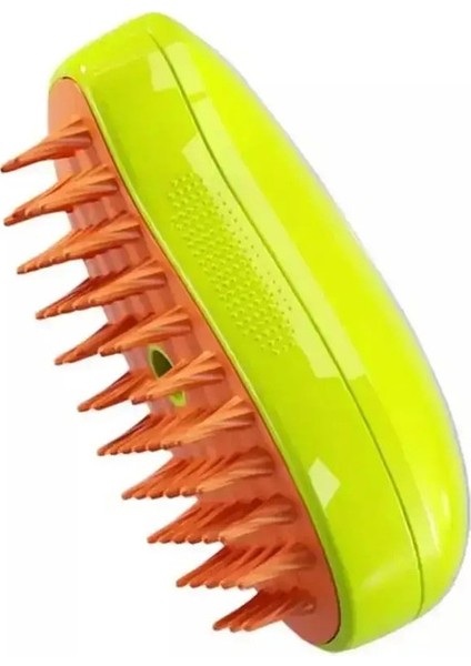 Buharlı Fırça Buharlı Fırçası 3, 1 Elektrikli Sprey Saç Fırçası MasajBakım Tarağı Epiloving Combs Yeşil (Yurt Dışından)
