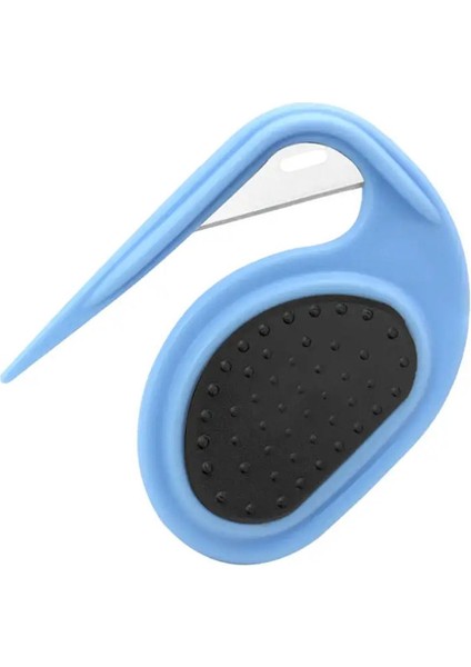 Pet Comb Saç Kesici Tarak Saç Açıcı Düğüm Tarak Saç Tarak Yavru Bakım Makası Bıçak FırçaAksesuarları mavi (Yurt Dışından)