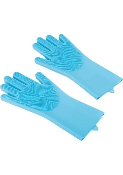 Masaj Eldivenleri Banyo Banyo Fırçası Yumuşak Kauçuk Tarak Aksesuarları Duş Temizleme Aracı Tedarikçi Fırça Cat Mavi (Yurt Dışından)