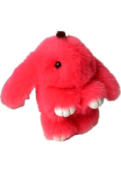 15CM Tavşan Kürk Anahtarlık Kadın Çanta Araba Anahtarlık Kolye Dekorasyon Takı Çanta Askıları Aksesuarlar ler (Yurt Dışından)