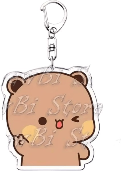 Süper Sevimli Bubu Dudu Anahtarlıklar Bebek Yier Ayı Panda Anahtarlık Aksesuarlar Için Çanta Anahtarlık Takı Hayranları Çift Aşk Hayranları ler (Yurt Dışından)