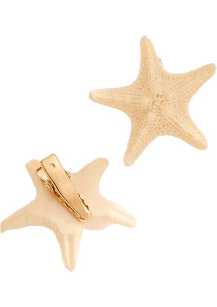 Yeni Moda Dereceli Kabuk Denizyıldızı Şekli Saç Penisi EttesKız Aksesuarları Kenar Taşları Saç Pençesi Toptan H01 (Yurt Dışından)