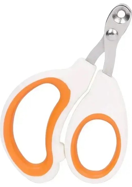 Profesyonel Pet Tırnak Makası Pet Tırnak Makası Pençe Deliği Tasarımı Bakım Makası Küçük ler ler Için Makas Aksesuarları turuncu (Yurt Dışından)