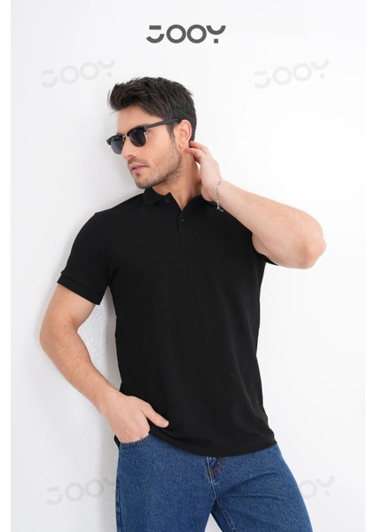 Erkek %100 Pamuk Polo Yaka T-Shirt fırsatları