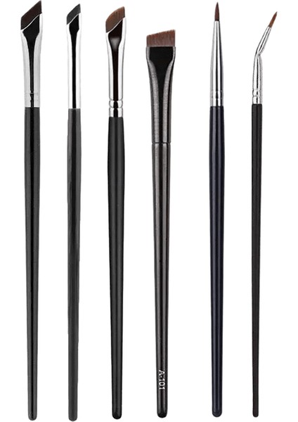 5/6pcs Ince Jel Göz Kalemi Makyaj Fırçaları Eyeliner Fırçası Düz Üst Eyeliner Kapatıcı Fırçası Göz Astarı Ayrıntılı Makya (Yurt Dışından)