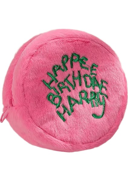 Pembe Mini Sikke Çömlekçiler Çanta Kulaklık Kordon Saklama Çantası Kawaii Spot Sevimli Peluş Harries Taşınabilir Çanta Sikke Kılıfı Kek Çantasıs (Yurt Dışından)